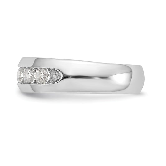 Buy Exclusive 14K White Gold Open Channel Band Mounting for 5-Stone Setting