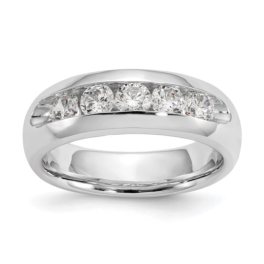 Buy Exclusive 14K White Gold 5-Stone Diamond Band - 3/4 Carat, Stylish Value