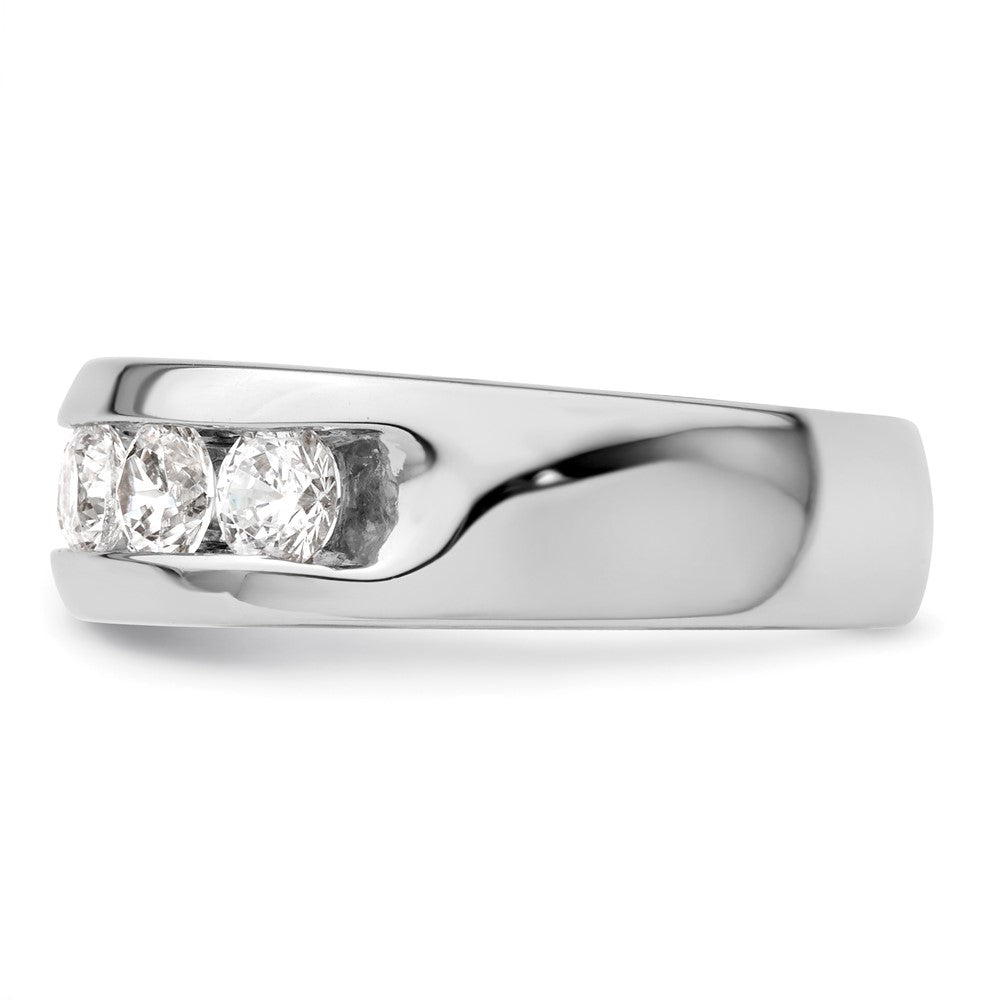 High-Quality 14K White Gold 5-Stone Band with 1 Carat Diamonds - Stylish Value!