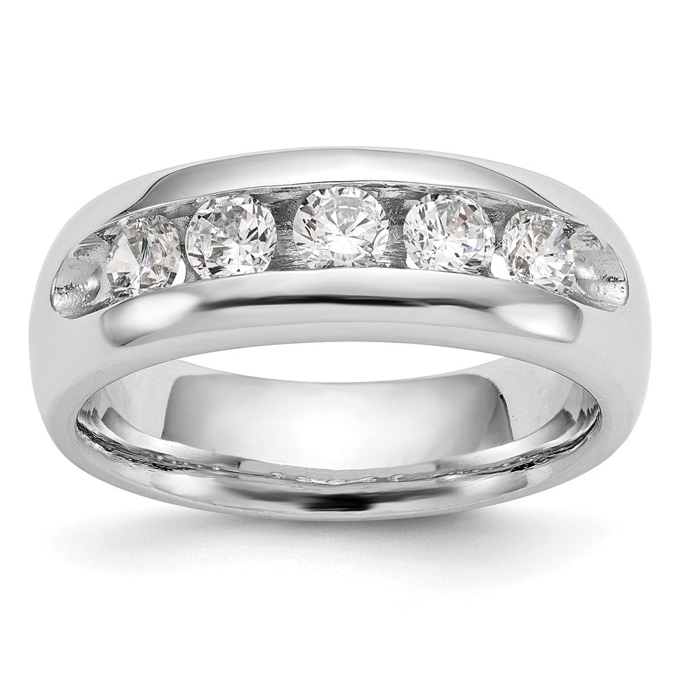 Buy Exclusive 14K White Gold 5-Stone Diamond Band - 1.2 Carats, Stylish & Affordable