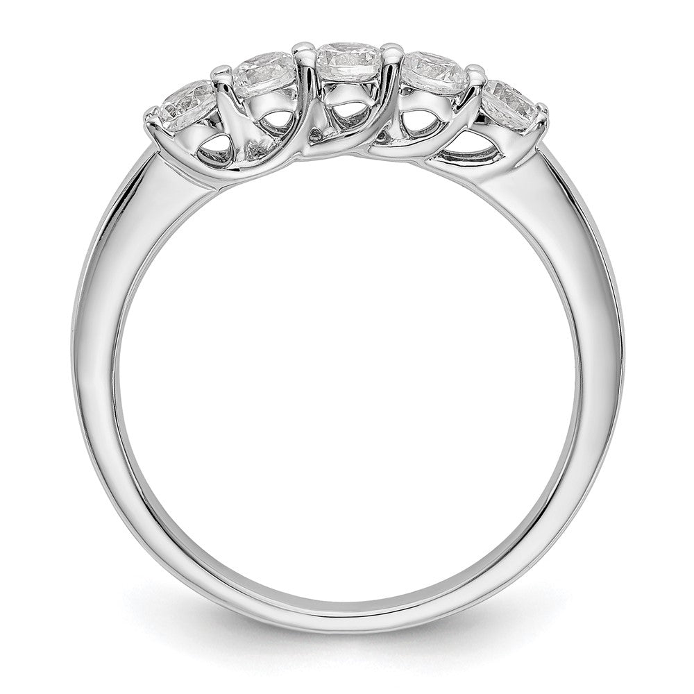 Buy Exclusive 14K White Gold 5-Stone Diamond Band Setting - Stylish & Affordable!