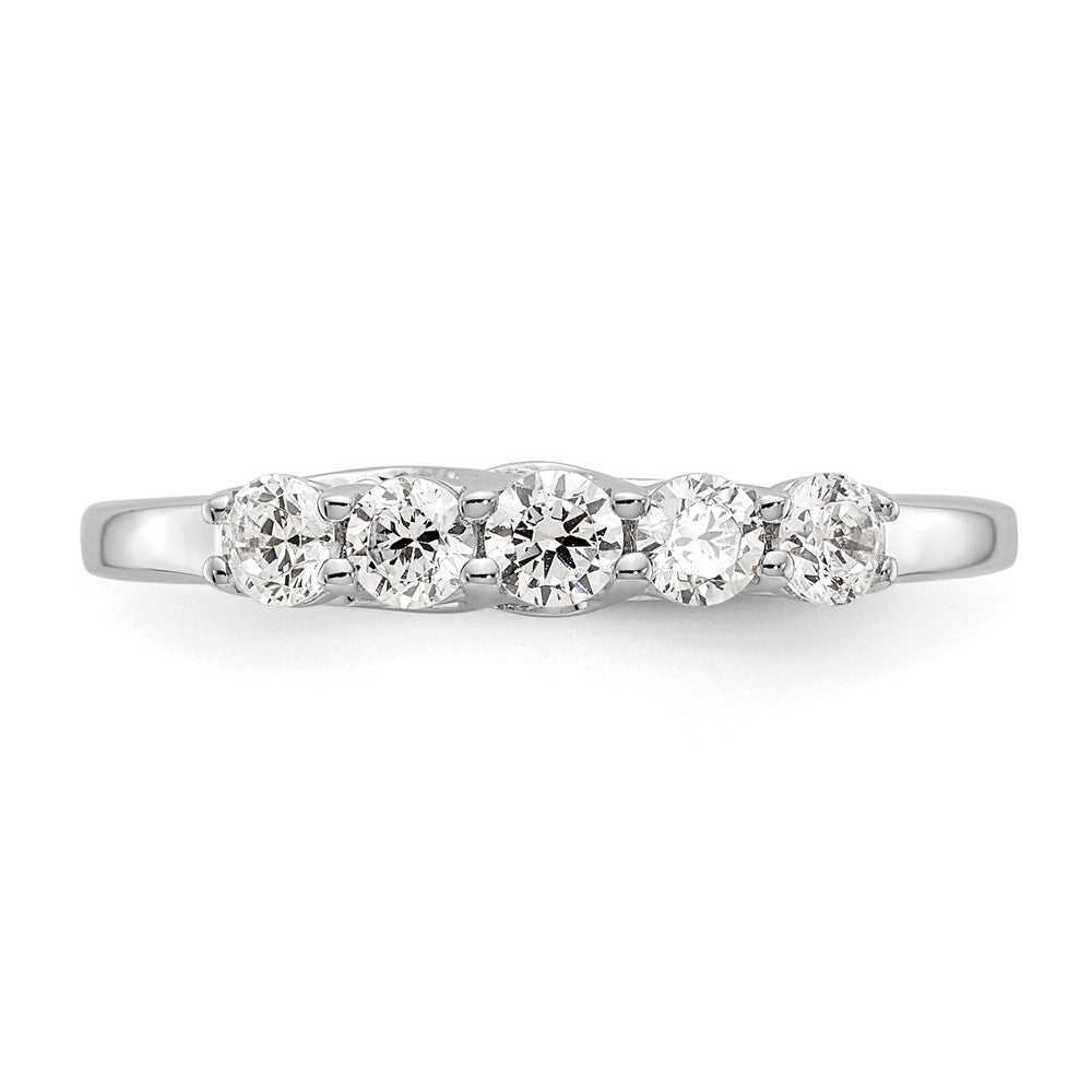 Buy Exclusive 14K White Gold 5-Stone Diamond Band Setting - Stylish & Affordable!