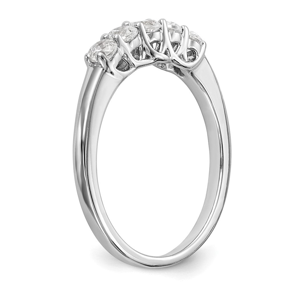 Buy Exclusive 14K White Gold 5-Stone Diamond Band Setting - Stylish & Affordable!