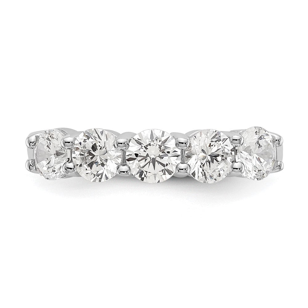 Exclusive 14K White Gold 5-Stone Diamond Band - 1.3 Carat Luxury Value