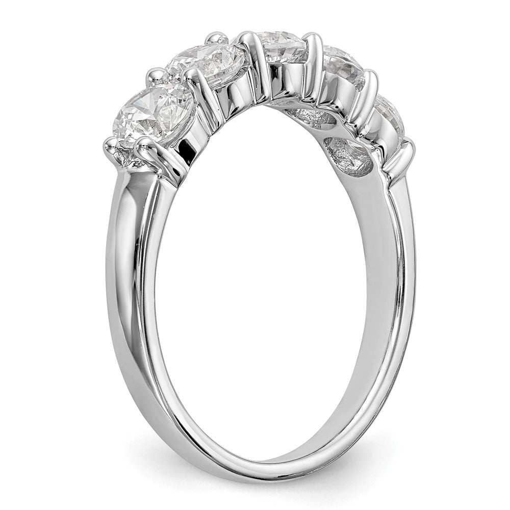 Exclusive 14K White Gold 5-Stone Diamond Band - 1.3 Carat Luxury Value