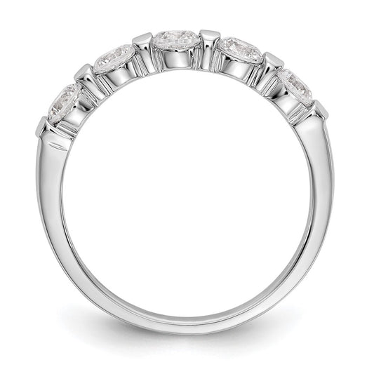 Buy Exclusive 14K White Gold 5-Stone Diamond Band Mounting - Stylish & Affordable