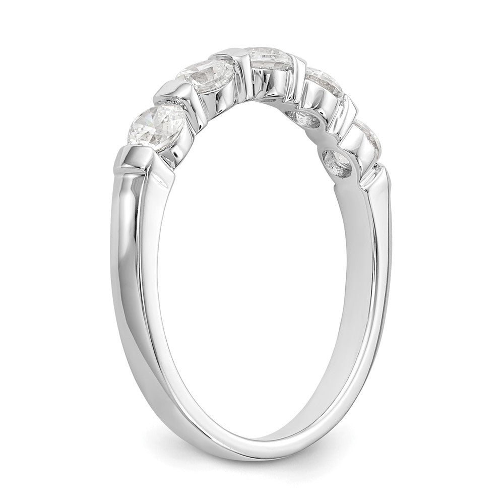 Buy Exclusive 14K White Gold 5-Stone Diamond Band Mounting - Stylish & Affordable