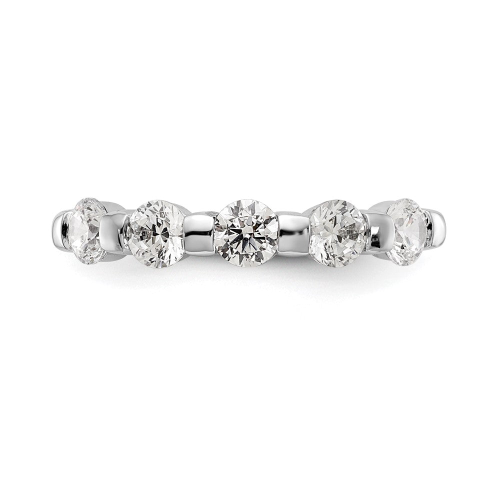 Buy Stylish 14K White Gold 5-Stone Diamond Band - 1 Carat Total Weight