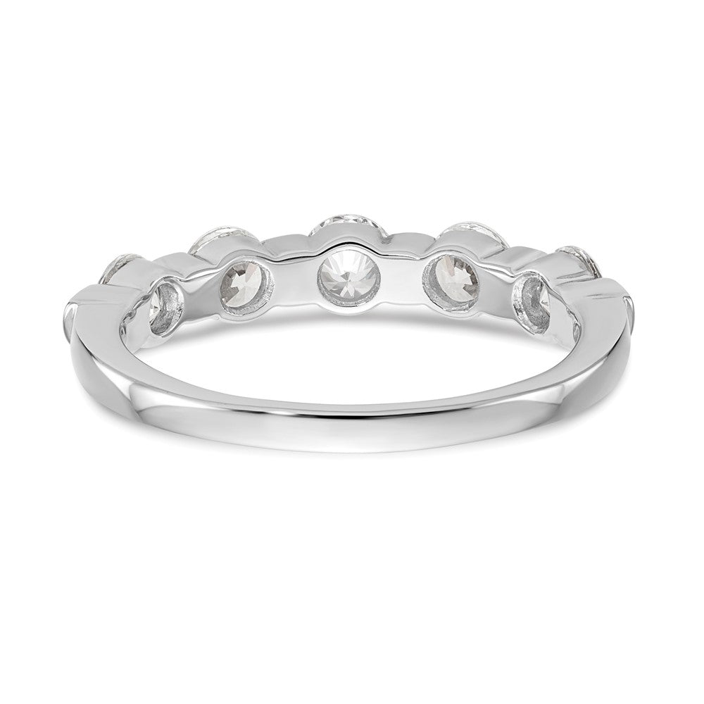 Buy Stylish 14K White Gold 5-Stone Diamond Band - 1 Carat Total Weight