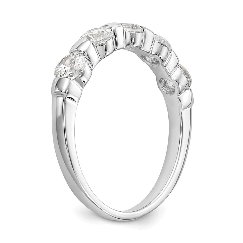 Buy Stylish 14K White Gold 5-Stone Diamond Band - 1 Carat Total Weight