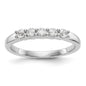 High-Quality 14K White Gold 5-Stone Diamond Band - 1/3 Carat, Stylish Value!-1