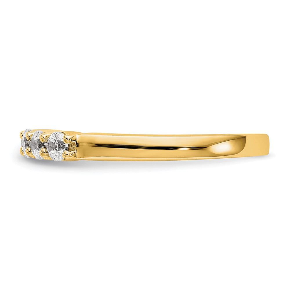 Buy Stylish 14K Yellow Gold 5-Stone Diamond Band Setting (2.5mm) Today!