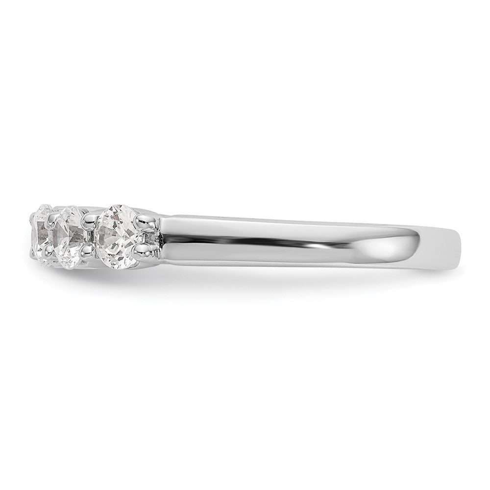 High-Quality 14K White Gold 5-Stone Diamond Band - 5/8 Carat Value Jewelry