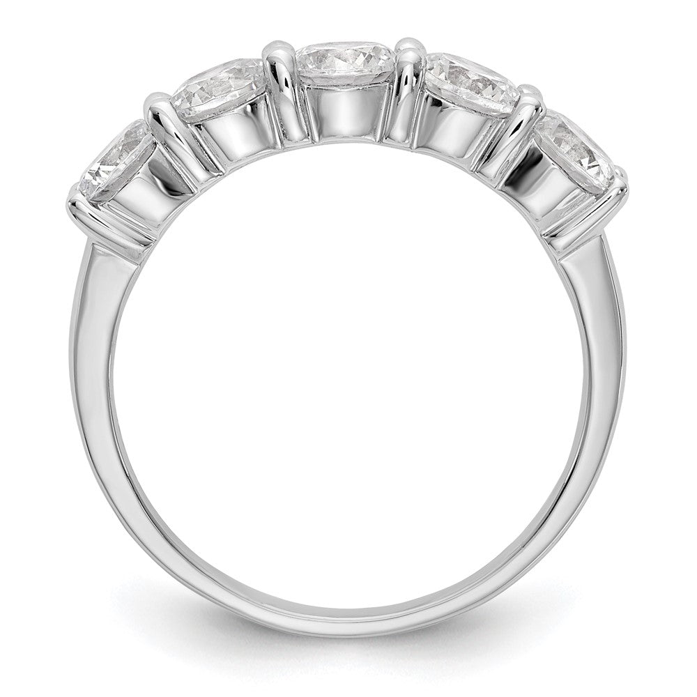 Exclusive 14K White Gold 5-Stone Diamond Band - 1.65 Carat Luxury Value