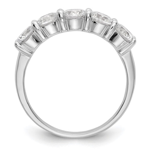 Exclusive 14K White Gold 5-Stone Diamond Band - 1.65 Carat Luxury Value