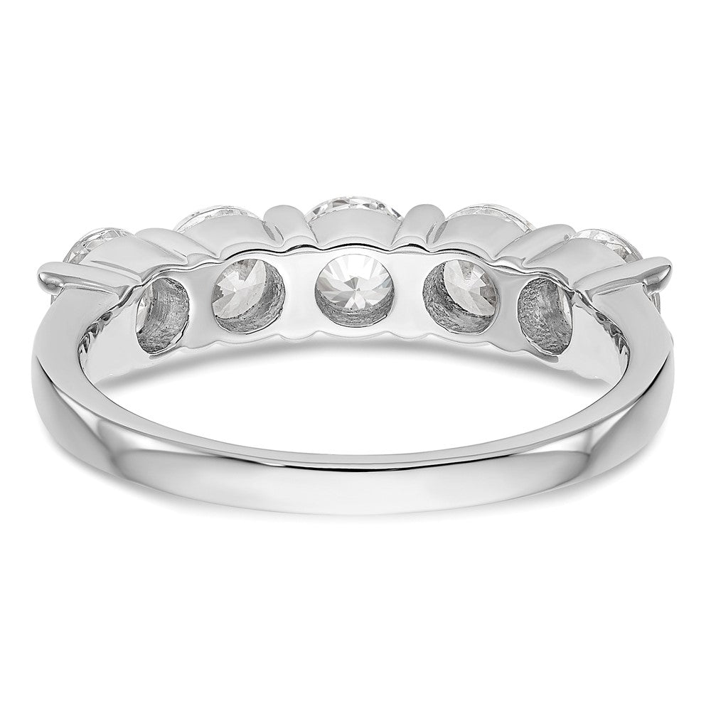 Exclusive 14K White Gold 5-Stone Diamond Band - 1.65 Carat Luxury Value