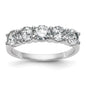 Exclusive 14K White Gold 5-Stone Diamond Band - 1.65 Carat Luxury Value-1