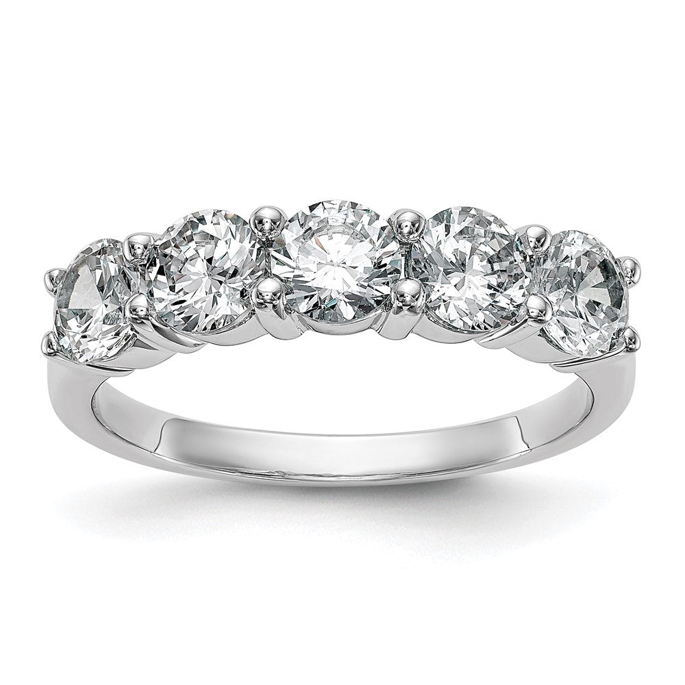 Exclusive 14K White Gold 5-Stone Diamond Band - 1.65 Carat Luxury Value