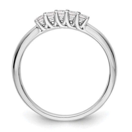 Buy Exclusive 14K White Gold 5-Stone Diamond Band Setting for 5 Princess Cuts