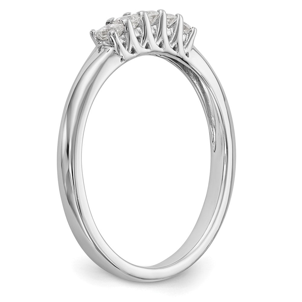 Buy Exclusive 14K White Gold 5-Stone Diamond Band Setting for 5 Princess Cuts