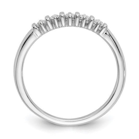 Exclusive 14K White Gold 5-Stone Diamond Band Mounting for 2.1mm Gems