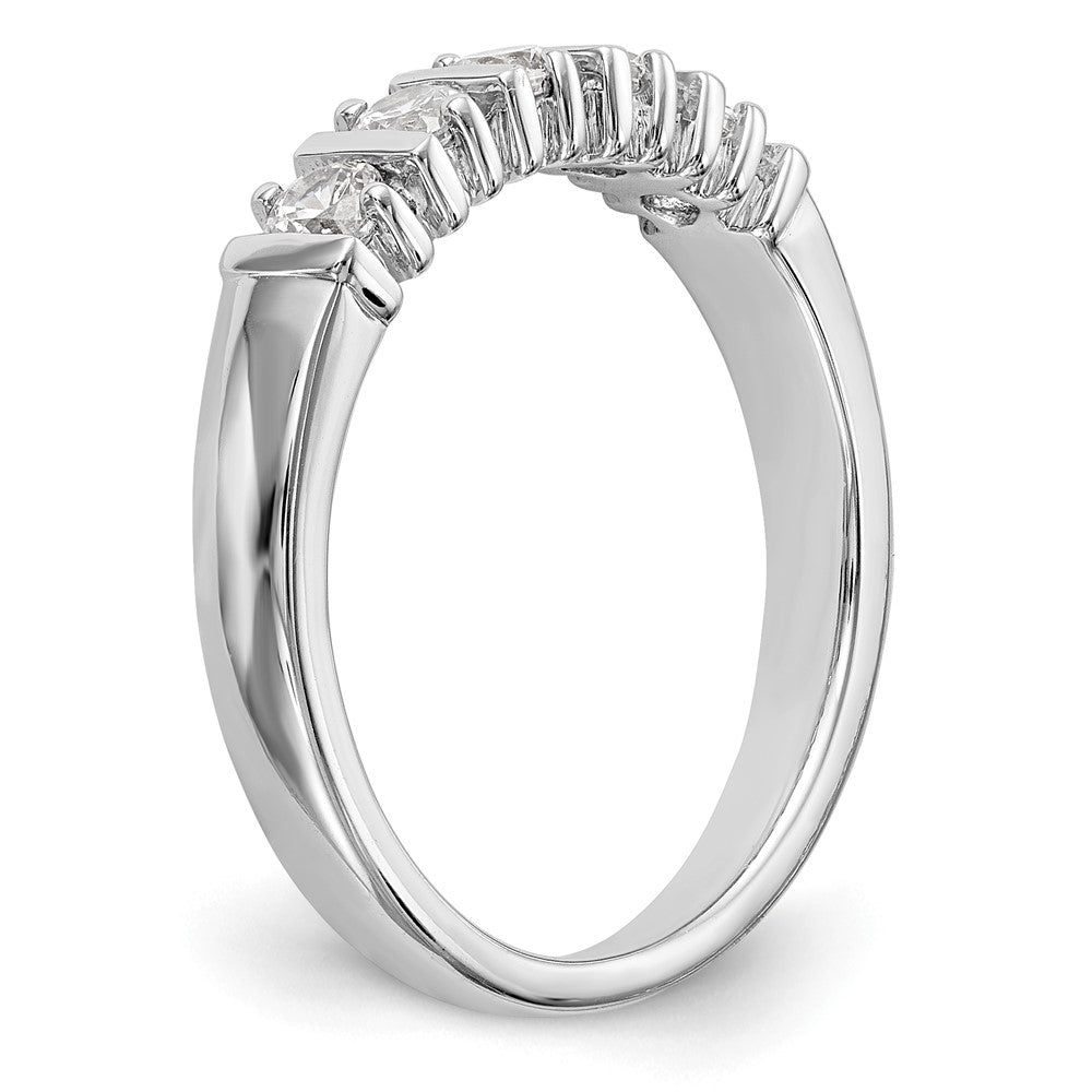 Buy Exclusive 14K White Gold 5-Stone Diamond Band Setting - Stylish & Affordable!