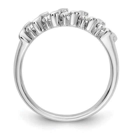 Buy Stylish 14K White Gold 5-Stone Diamond Band - 3/4 Carat Value
