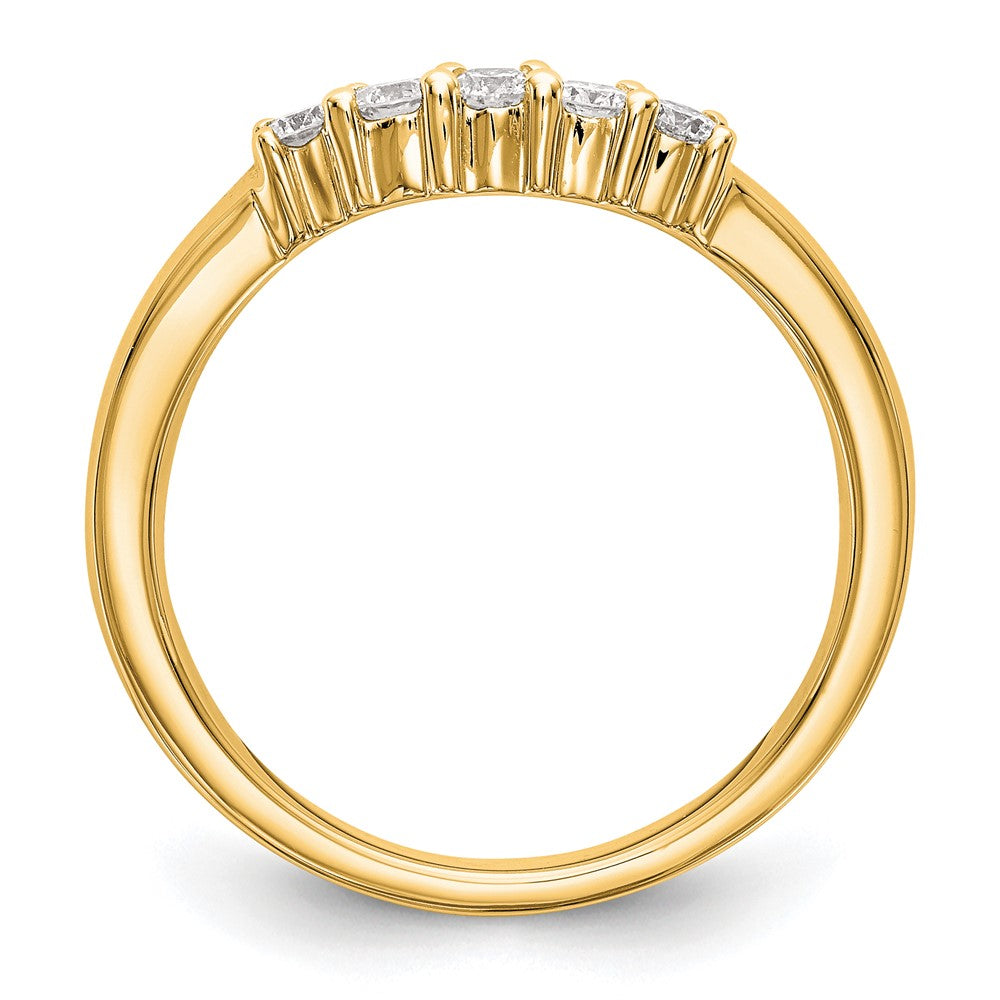 Buy Exclusive 14K Yellow Gold 5-Stone Diamond Band Setting - Stylish & Affordable