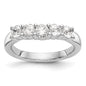 Buy Exclusive 14K White Gold 5-Stone Diamond Band Setting - Stylish Value!-1