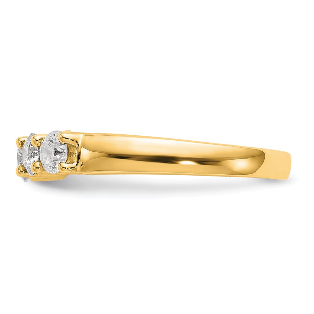 Buy Stylish 14K Yellow Gold 5-Stone Diamond Band Setting - Affordable Luxury