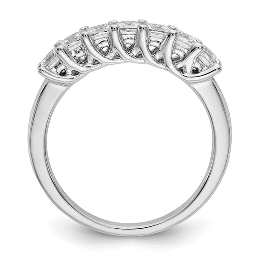 Buy 1 Carat Princess Cut Diamond Band in 14K White Gold - Stylish Value