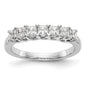 Buy 1 Carat Princess Cut Diamond Band in 14K White Gold - Stylish Value-1