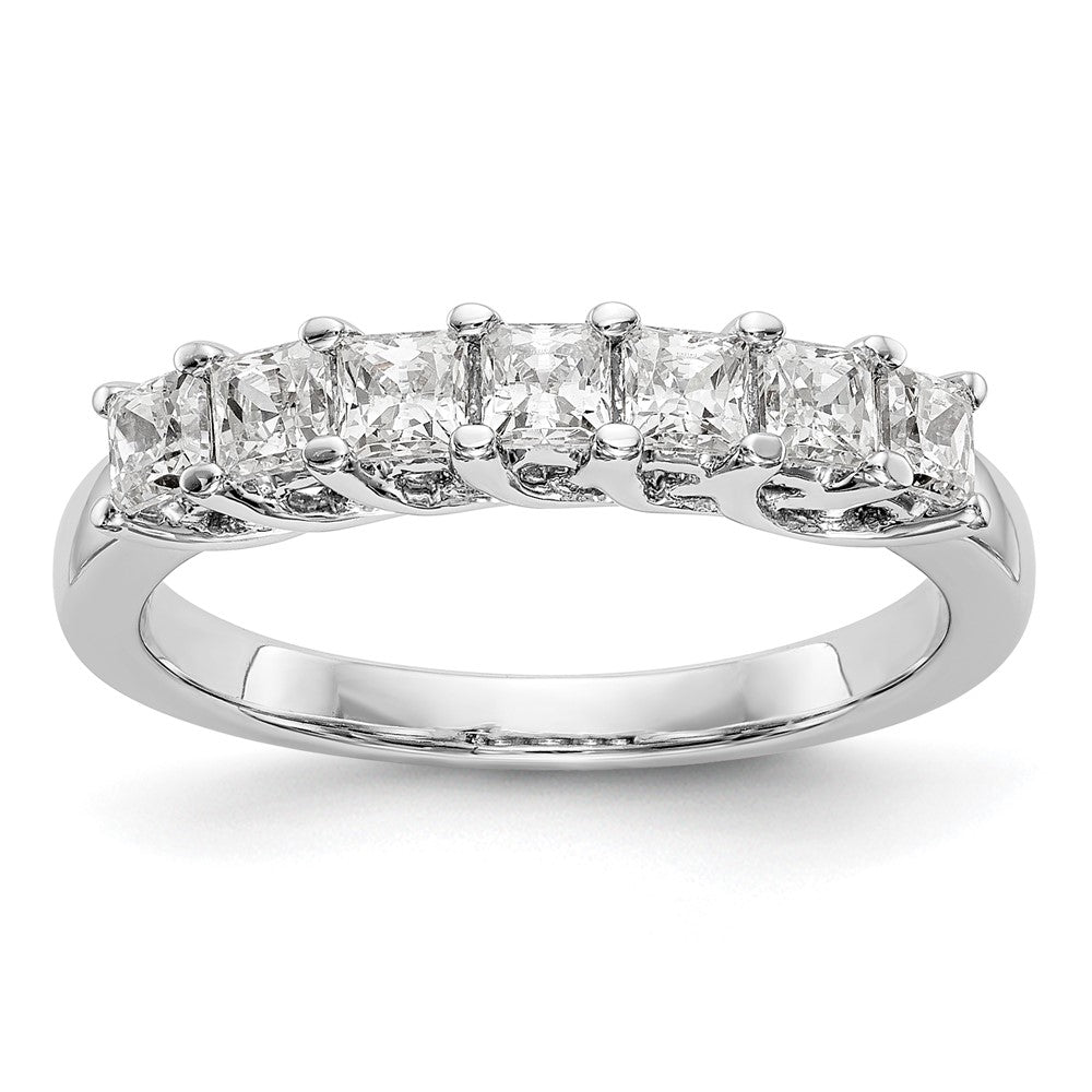 Buy 1 Carat Princess Cut Diamond Band in 14K White Gold - Stylish Value