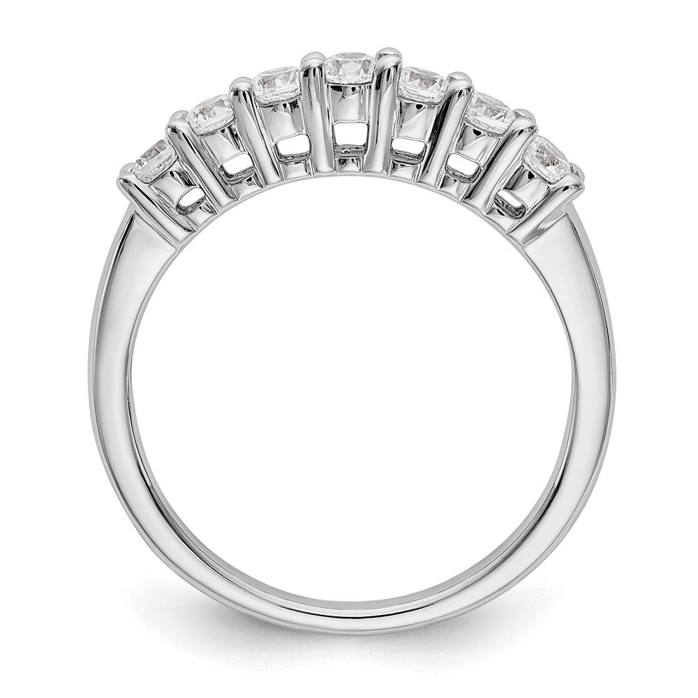 Buy Stylish 14K White Gold 7-Stone Diamond Band - 1/2 Carat Total Weight