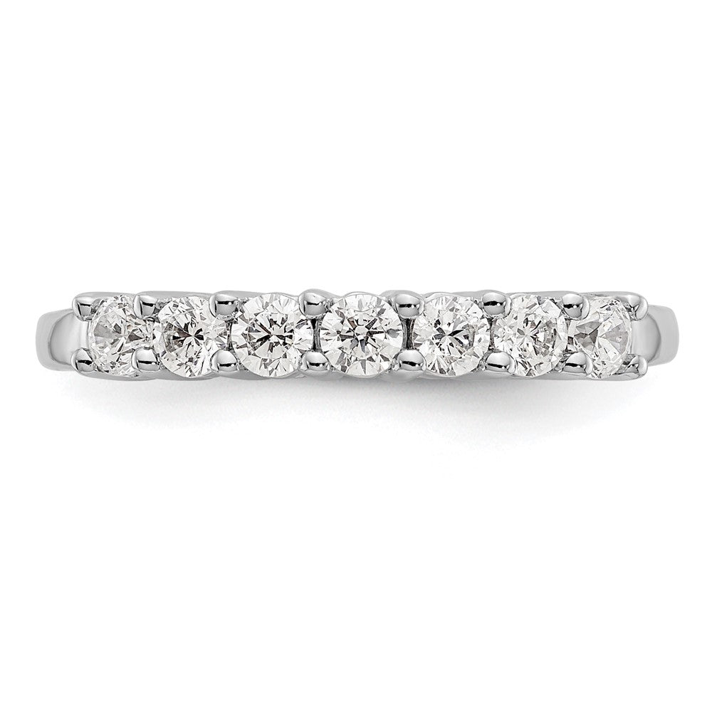 Buy Stylish 14K White Gold 7-Stone Diamond Band - 1/2 Carat Total Weight