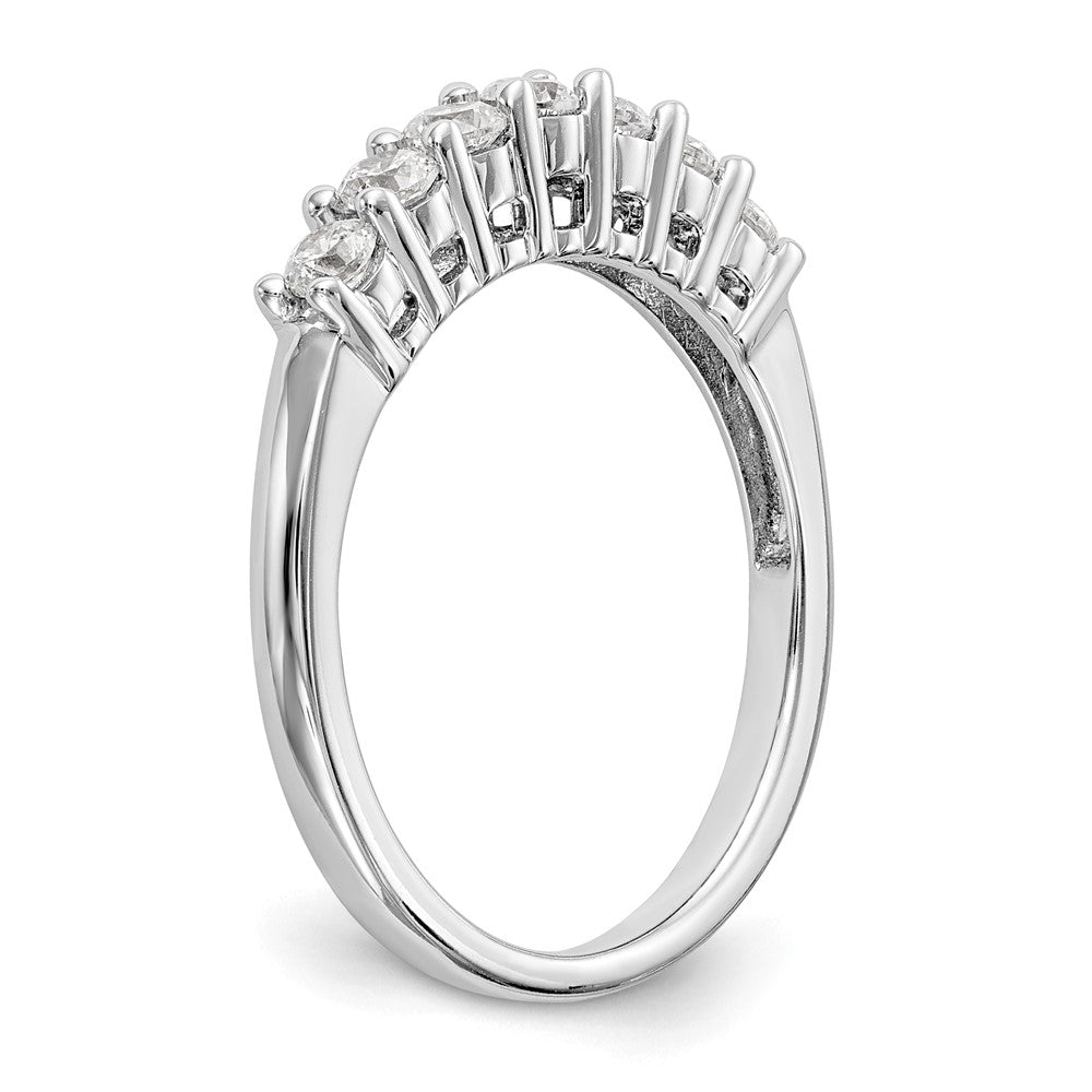 Buy Stylish 14K White Gold 7-Stone Diamond Band - 1/2 Carat Total Weight