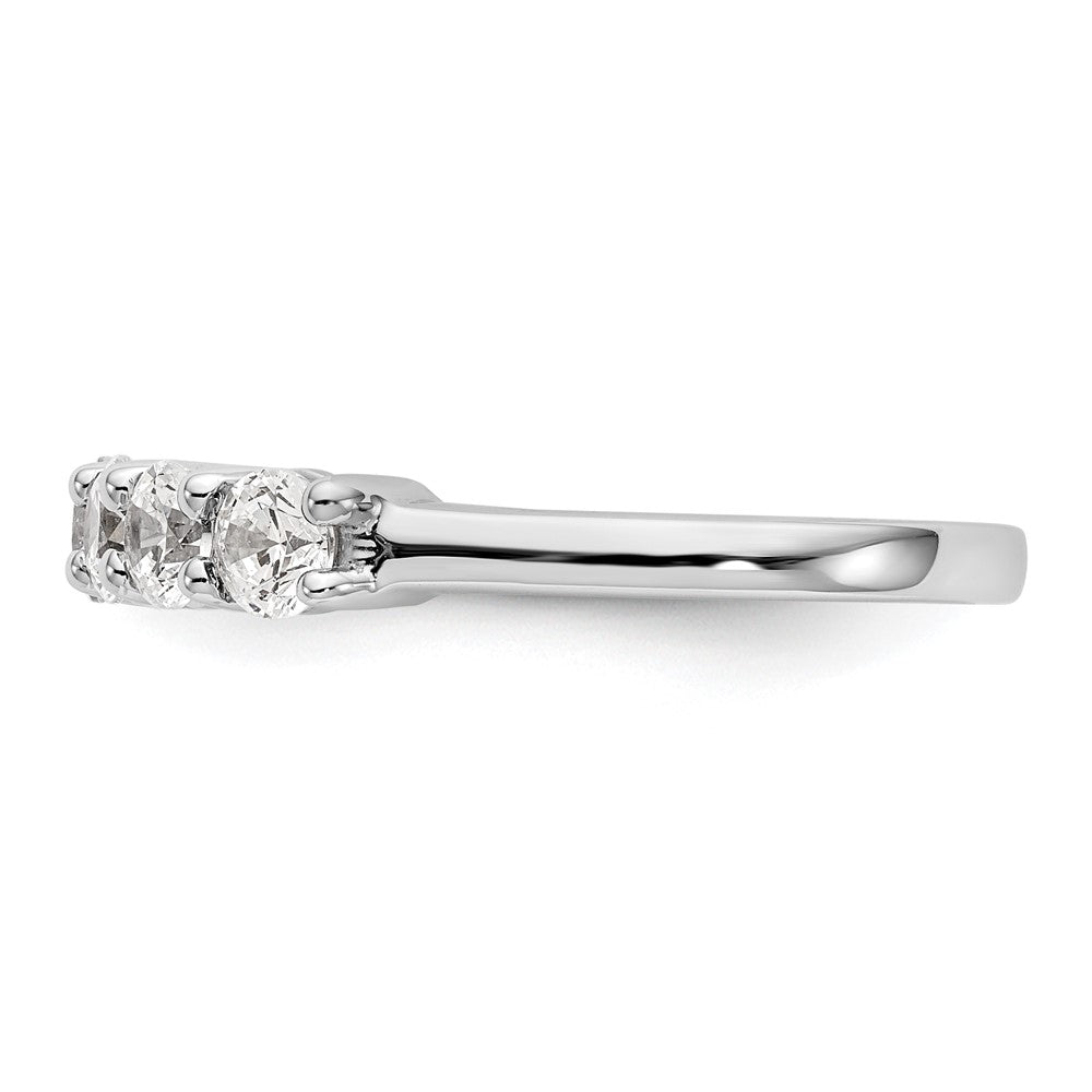 Exclusive 14K White Gold 7-Stone Diamond Band Setting | Affordable Luxury