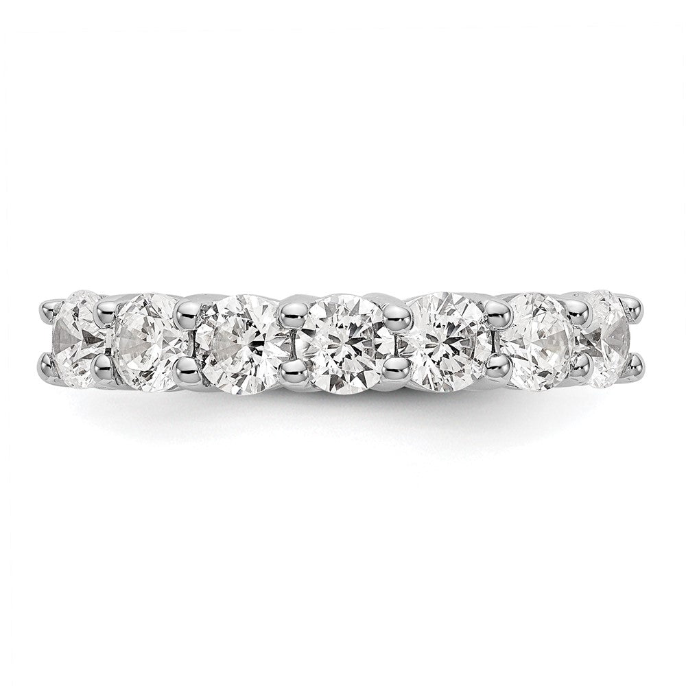Exclusive 14K White Gold 7-Stone Diamond Band Setting | Affordable Luxury