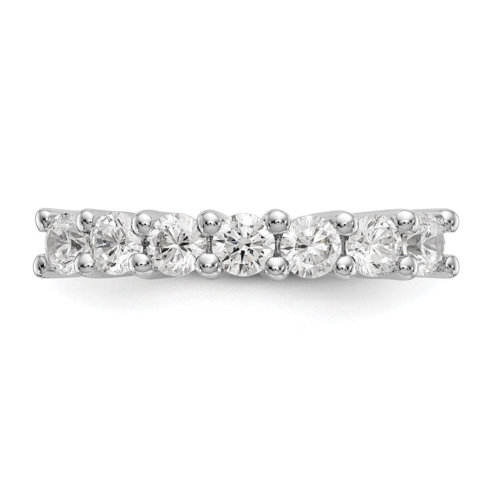 Exclusive 14K White Gold 7-Stone Diamond Band - 1 Carat, Stylish Value!
