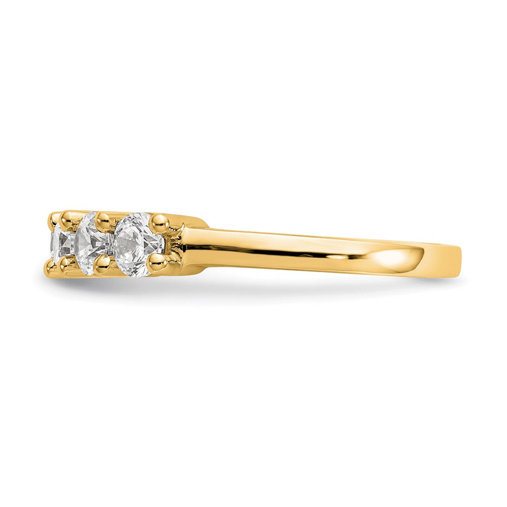 Buy 14K Yellow Gold 7-Stone Diamond Band Setting for 7 Round Stones - Luxury Design