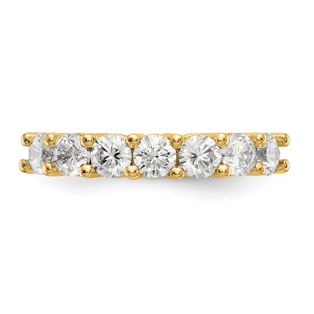 Buy 14K Yellow Gold 7-Stone Diamond Band Setting for 7 Round Stones - Luxury Design