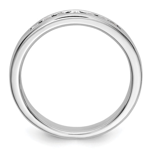 Buy Exclusive Platinum 7-Stone Round Diamond Band - 1/5 Carat Luxury Value