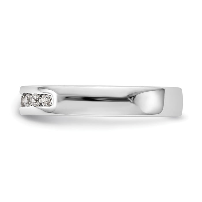 Buy Exclusive Platinum 7-Stone Round Diamond Band - 1/5 Carat Luxury Value-3