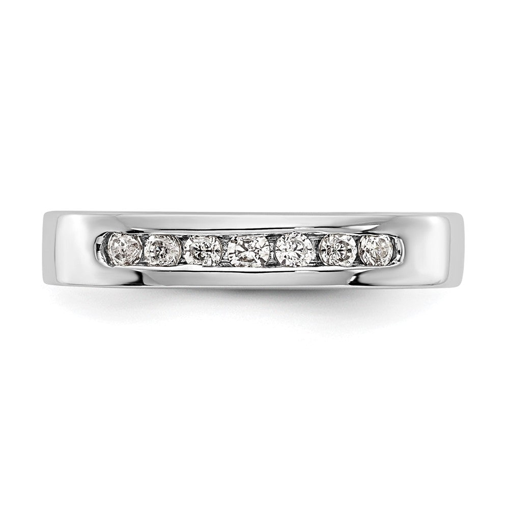 Buy Exclusive Platinum Channel Band Mounting for 7 x 1.9mm Round Gems