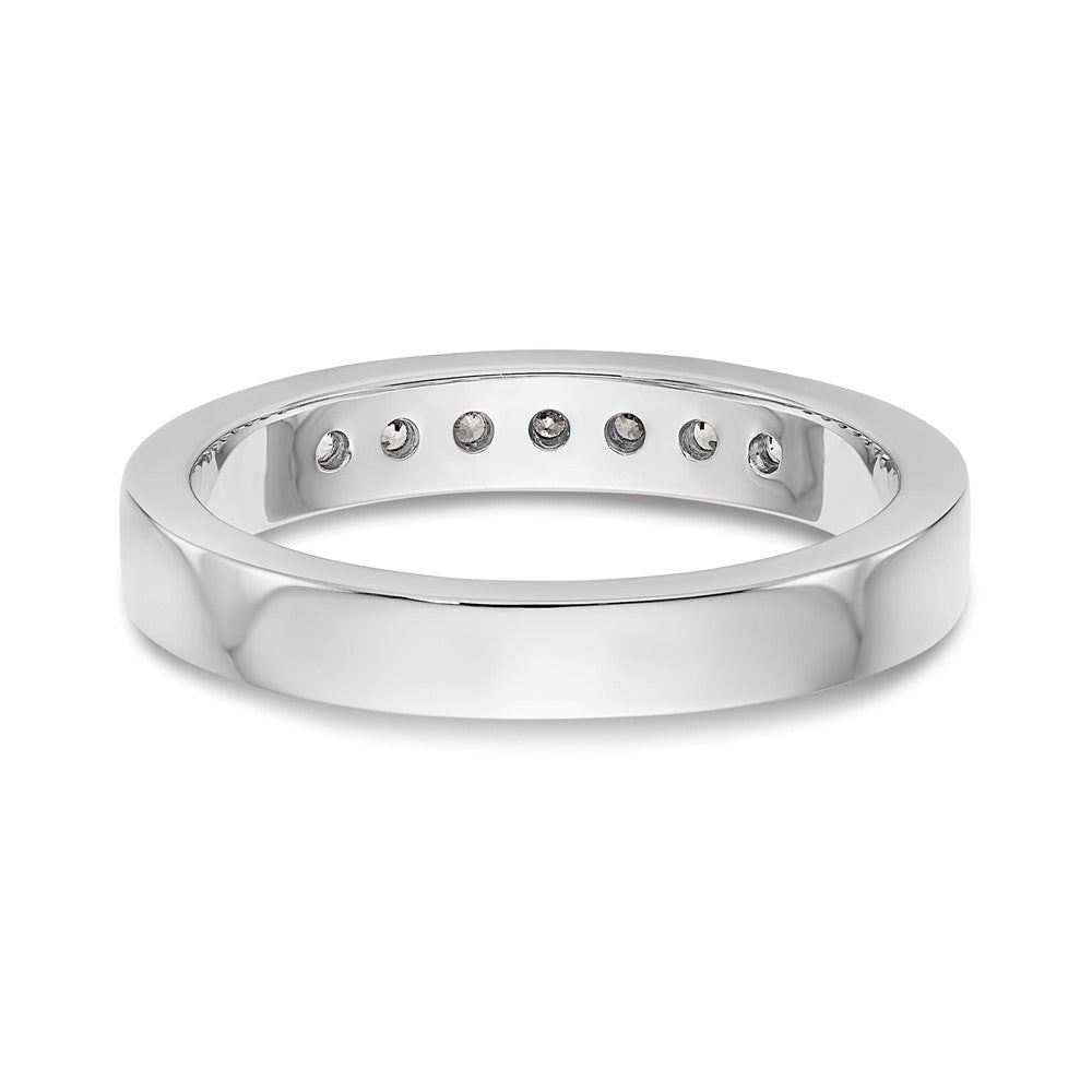 High-Quality Platinum 7-Stone 1/4 Carat Diamond Channel Set Band | Stylish Elegance