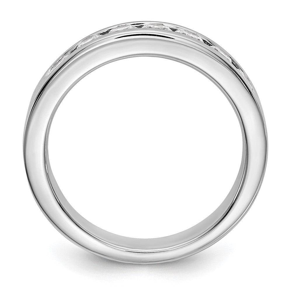 Exclusive Platinum Channel Band Mounting for 7-Stone, Stylish & Affordable!