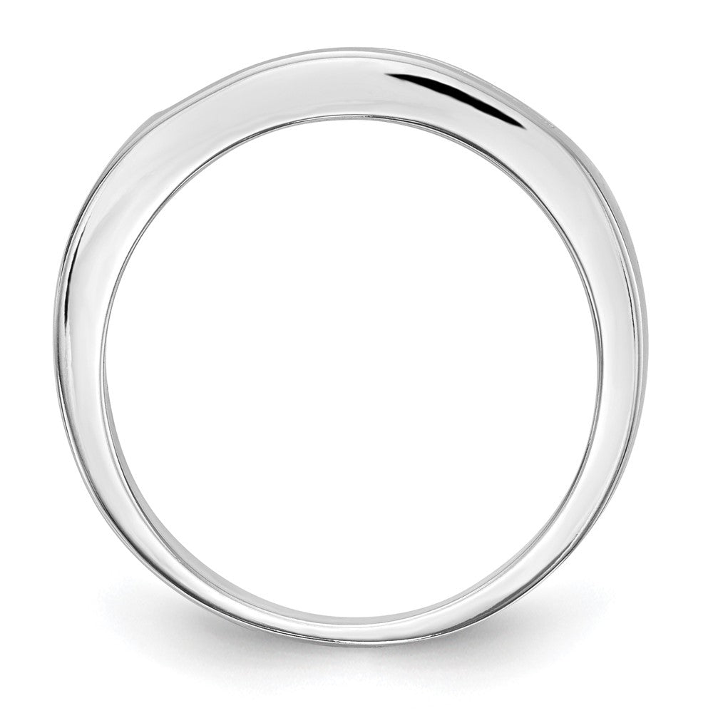 Exclusive 14K White Gold 7-Stone Princess Diamond Band - 1/3 Carat, Stylish Value