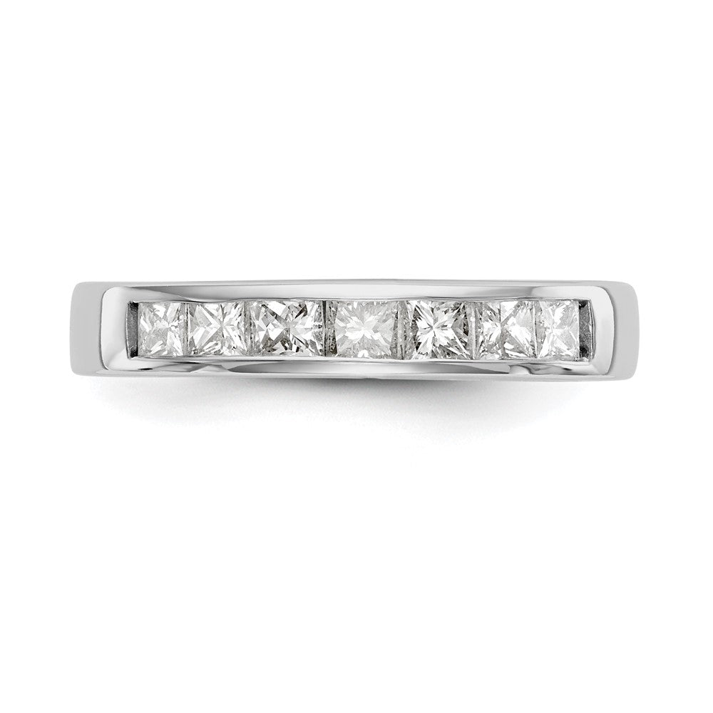 Buy 14K White Gold Princess Cut Diamond Band - 3/4 Carat - Stylish Value!