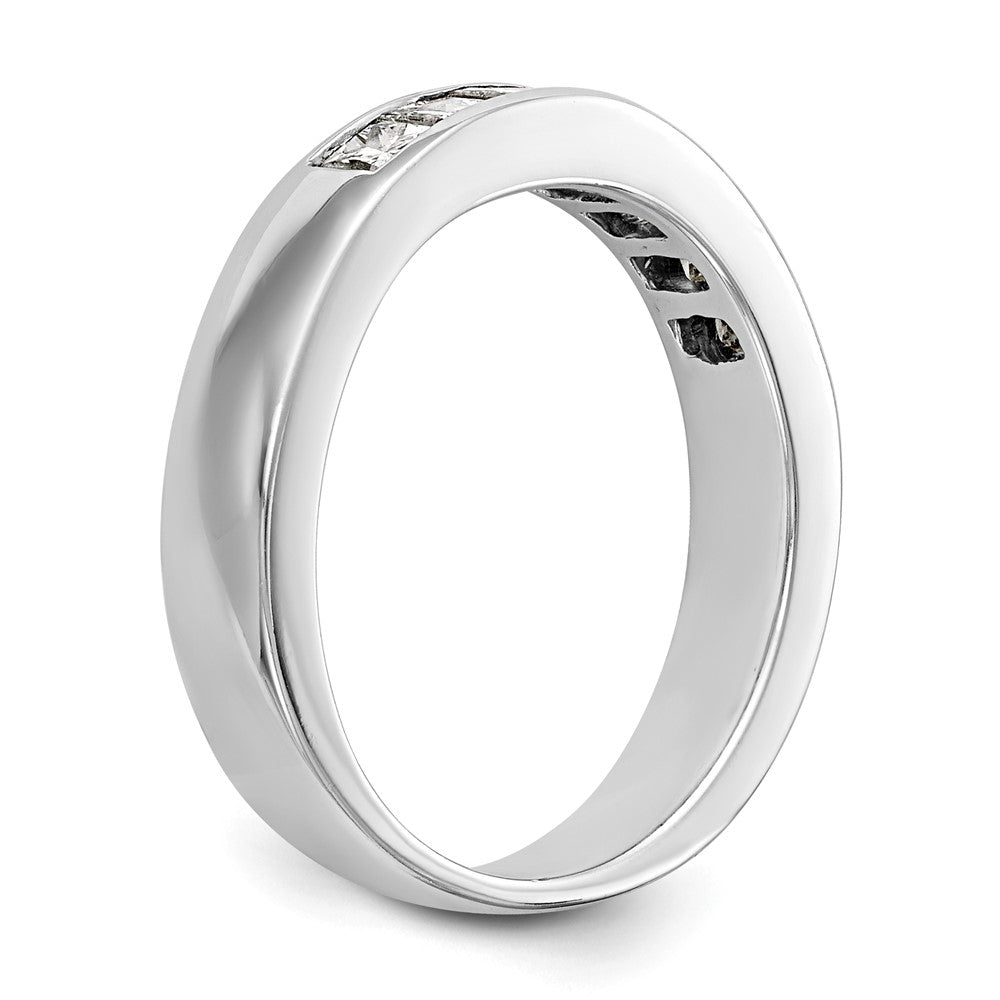 Buy 14K White Gold Princess Cut Diamond Band - 3/4 Carat - Stylish Value!