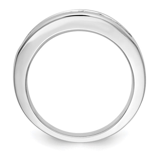 Buy Stylish 14K White Gold 7-Stone Diamond Band - 1 Carat Luxury Design